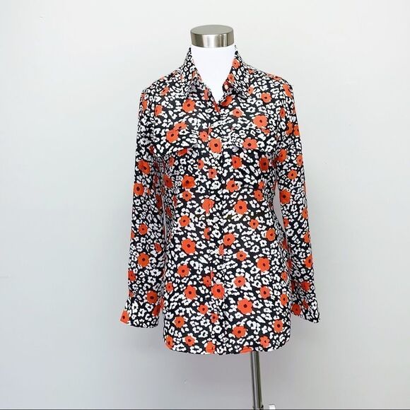 Banana republic poppy button down top - Picture 6 of 7